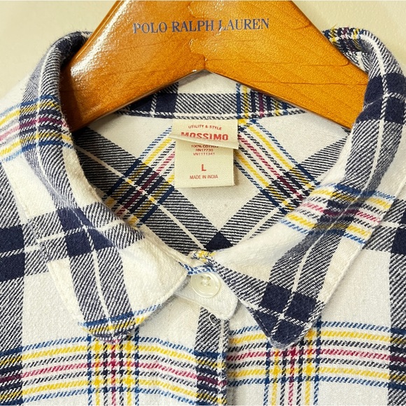 Mossimo Flannel Button Down Cotton long sleeve shirt - Picture 3 of 8